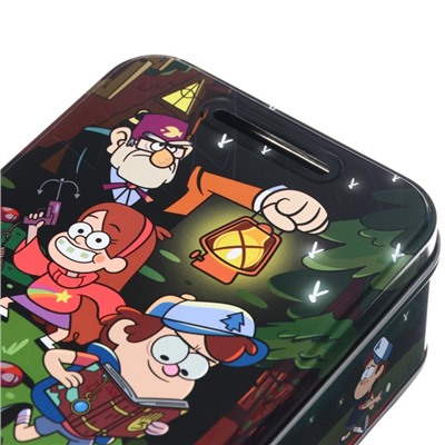 Копилка 14×10×5.8 см, металл, Гравити Фолз