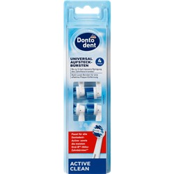 Dontodent Aufsteckbürsten Active Clean Насадки для электрической зубной щетки Active Clean, 4 шт