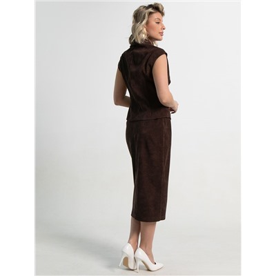 Жилет Анабель (шоколадный) Б15362-10М