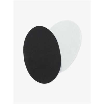 Заплатки для одежды, 15.5×9.5 см, термоклеевые, 2 шт., чёрные