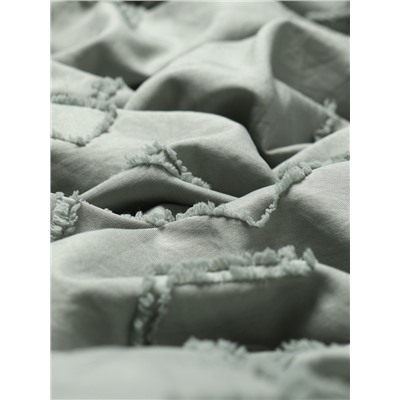 Покрывало LoveLife Tufting: Орнамент цв.зеленый, 150*220±5см, микрофайбер, 100% п/э
