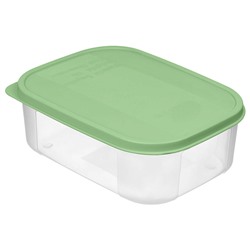 Контейнер для продуктов "Verona" прямоугольный 0,17 л с гибкой крышкой (зеленый) 222134718/08