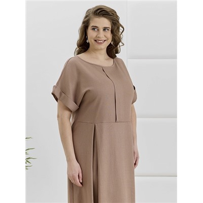 Женское платье Скарлет ПЛ-417 / коричневый