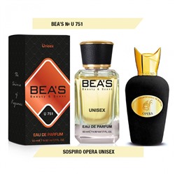 Beas U751 Sospiro Opera Unisex edp 50 ml, Парфюм унисекс Beas U751 создан по мотивам аромата Sospiro Opera