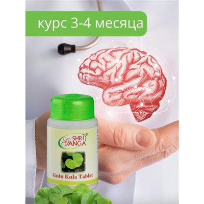 Goto kula Готу Кола, tablet Shri Ganga  100 т х 500 мг