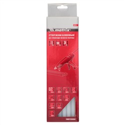 Стержни клеевые, 11 мм,   L-300 мм, 1 кг, прозрачный Matrix