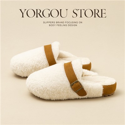 Slippers, demi-season non-slip keep warm footwear
