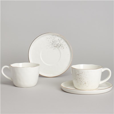 ЧАЙНЫЙ НАБОР BRONCO "GOLD" НА 2 ПЕР. 4 ПР. 200 МЛ