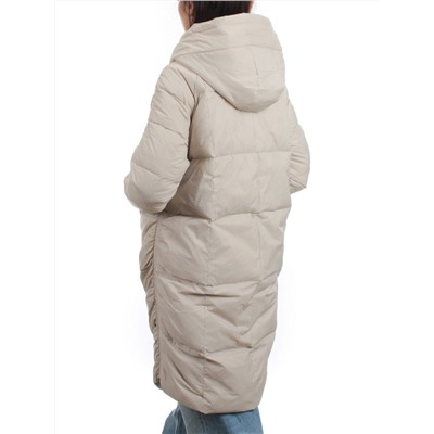 3064 LT. BEIGE Пуховик зимний женский (80% пух, 20% перо)