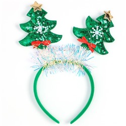 Ободок новогодний карнавальный «Ёлочки»