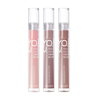 Жидкие румяна "Y.O.U. Really Delight" тон: 01, lightly coral (10327295)