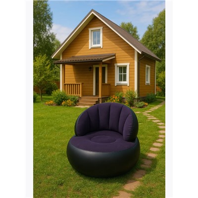Надувное кресло 85*70 см (цвет в ассортименте) (3524)