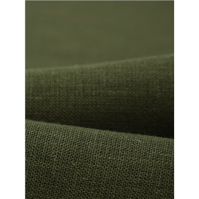 Дорожка на стол Этель Ivory 40×150 см, зелёная, 100% лён 170 г/м²