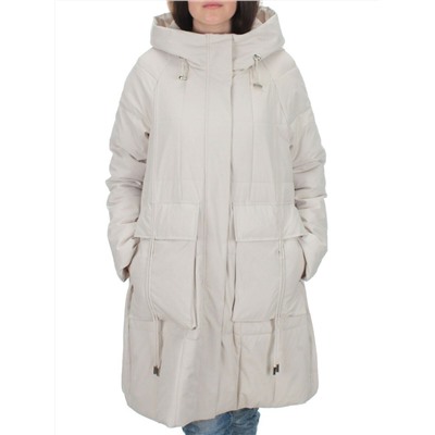 22-110 LT.BEIGE Куртка зимняя облегченная женская (150 гр. холлофайбер)