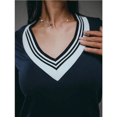 Платье Дебора синий Лт