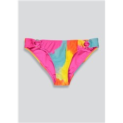 Watercolour Ring Side Bikini Bottoms