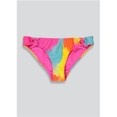Watercolour Ring Side Bikini Bottoms