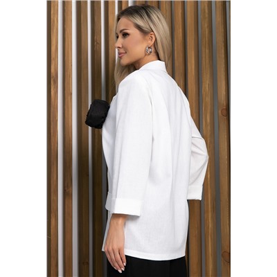 Пиджак льняной Мэрлин (белый) Б13254-7М