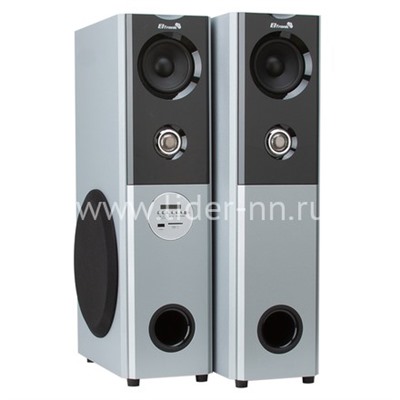 Колонка 08" (20-82 HOME SOUND) динамик 6шт/2х8"; 2х4"; 2х1.5" комплект 2 колонки ELTRONIC (серебро)