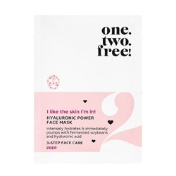 one.two.free! Hyaluronic Power Face Mask  Гиалуроновая маска для лица Power