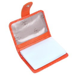 K-C-P01-58 оранжевая визитница женская (кожа) Jane's Story