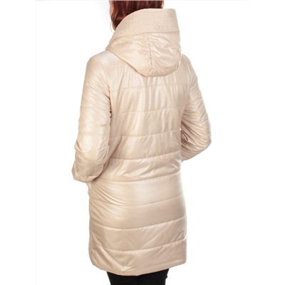 167 BEIGE Куртка демисезонная женская ROVITHI (100 гр.синтепона)