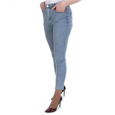 8033 BLUE Джинсы женские ADORNSKY (65% хлопок, 35% полиэстер)
