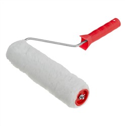 Валик "Искусственный мех", в сборе, 250 мм, D 48 мм, D ручки 6 мм, крепление шплинтом Сибртех