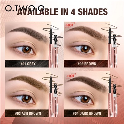 Карандаш для бровей O.TWO.O № 02 Brown