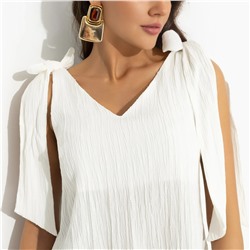 Топ из жатой ткани, Ты мой идеал (белый)