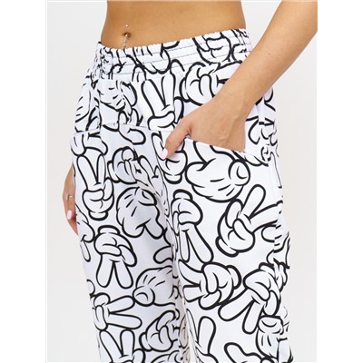 953 Брюки Микки белый Свт