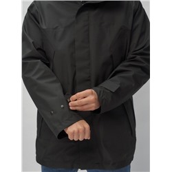 Куртка и парка 3 в 1 трансформер MTFORCE черного цвета 2359Ch