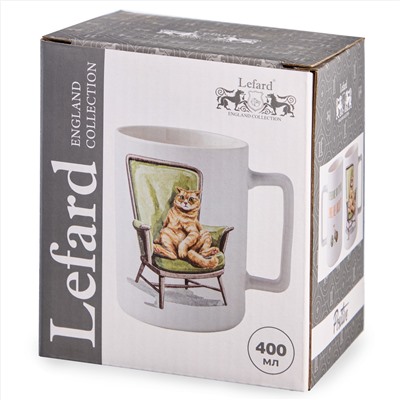 КРУЖКА LEFARD "ТЕРПЕНИЕ И ТРУД МНЕ НЕ ИДУТ" 400МЛ