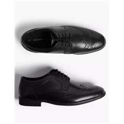 Kids' Leather Freshfeet™ Brogues (13 Small - 9 Large)