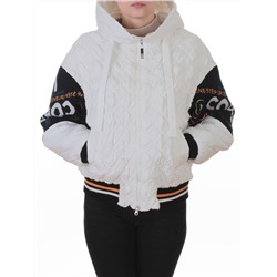 705 WHITE Куртка демисезонная женская (100 гр. синтепон)