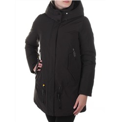 M9072 BLACK Пальто зимнее женское Snowpop