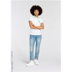 Polo Shirt Mit Print