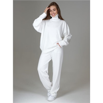 Женский вязаный костюм КВ-1.04 / Молочный