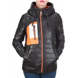 D001 BLACK Куртка демисезонная женская AIKESDFRS (100 % полиэстер)