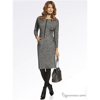 Платье ENNYWEAR 220038, серый меланж