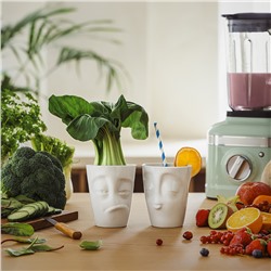 Набор кружек Kissing & Snooz, 350 мл, белый, 2 шт.