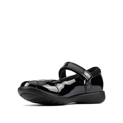 Kids' Leather Riptape Mary Jane Shoes (Kid shoe 10-2.5)