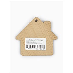 Ёлочная игрушка новогодняя «Домик», хдф, 8.5×7.9 см