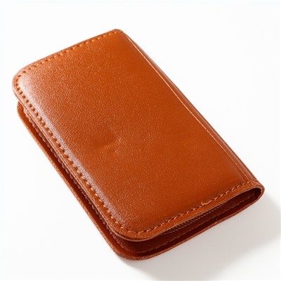 УЦЕНКА Набор маникюрный, 10 предметов, в футляре, коричневый