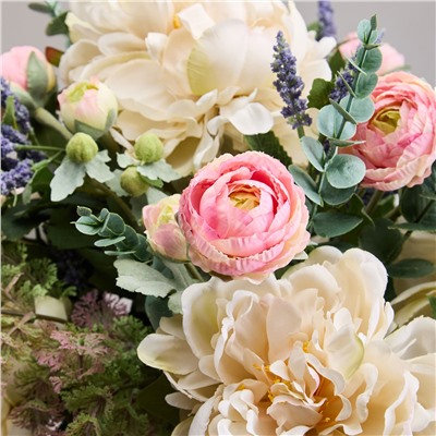 ЦВЕТОЧНАЯ КОМПОЗИЦИЯ "ЛИВАДИЯ" ШИРИНА 42 см*ВЫСОТА 47 см- БЕЗ УПАКОВКИ