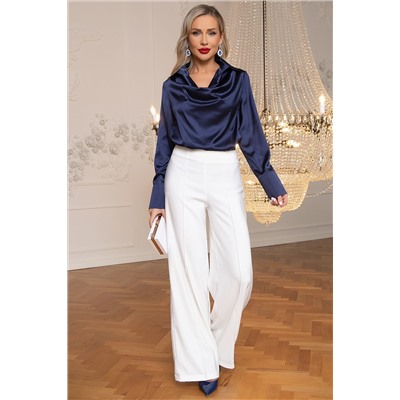 Блуза Шелковая сказка (сапфир) Б14381-34М