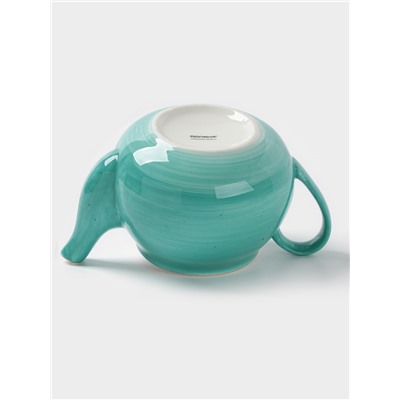 Заварочный чайник Доляна «Млечный путь», 900 мл, фарфор, бирюзовый