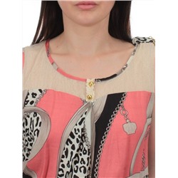 NK3910 CORAL Платье летнее (65% хлопок, 35% вискоза)