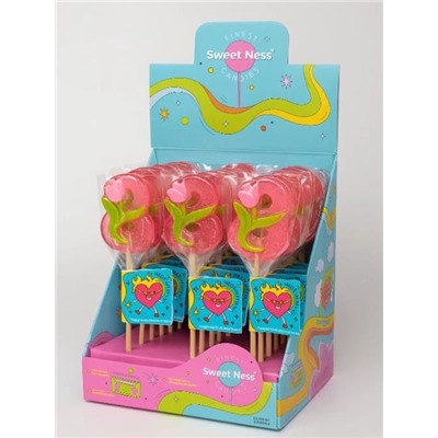 Карамель леденцовая изомальт "Восьмерка" ш/б 21шт х 15гр (малина), ср.г. до 01.01.26