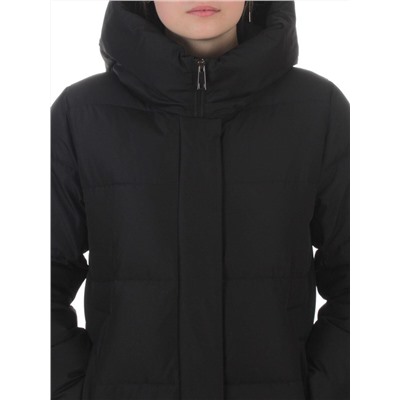 L667 BLACK Пальто зимнее женское (200 гр. холлофайбер)